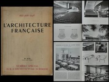 L'ARCHITECTURE FRANCAISE 1946 Mobilier scolaire Jean Prouvé, Architecture Suède
