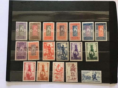 Dahomey lot timbres - 18,
