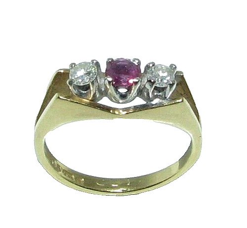 Femmes 18ct jaune bague - femmes,