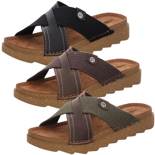 Rohde hommes mule - cuir, textile