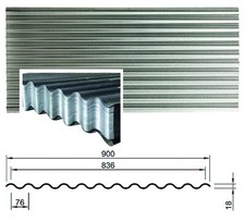 Tôle Ondulée Galvanisée