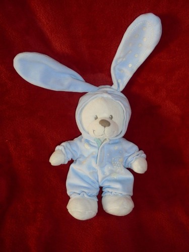 Doudou peluche ours blanc - peluche,