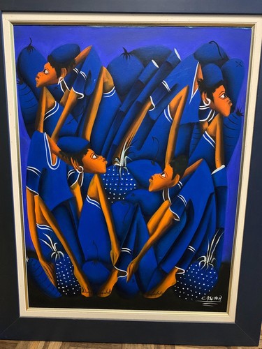 Peinture sur toile - –, signée