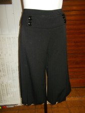 Pantacourt polyester noir