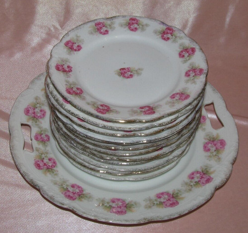 Service gâteaux porcelaine - service,