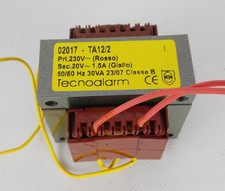 Alimentation Transformateur Tecnoalarm 02017 TA12/2 30VA 230V 20V 1.5A