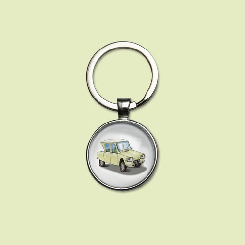Porte clés citroën ami - porte-clés,
