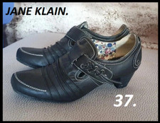 Escarpin petit talon, cuir noir, Jane Klain P: 37