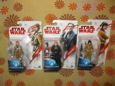 3 Ancienne FIGURINE STAR WARS HASBRO DISNEY FORCE LINK General Hux Rose Paige