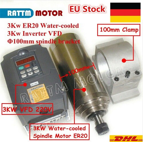 Cnc kit 3kw 220v water - water, cooled