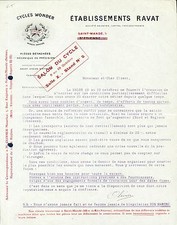 Dépt 42 & 94 - St Mandé - Salon du Cycle - Ets RAVAT - Cycles Wonder de 1920