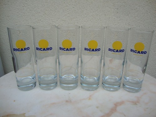 Ricard lot verres tubes - 6,
