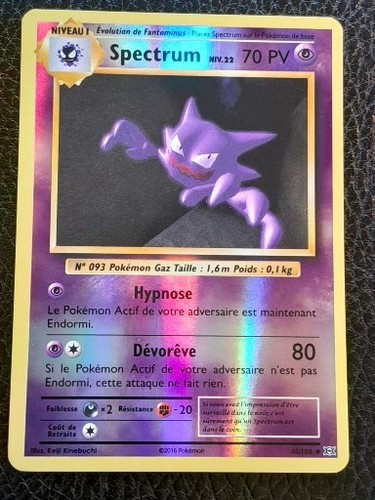 Carte pokemon spectrum 108 - carte,