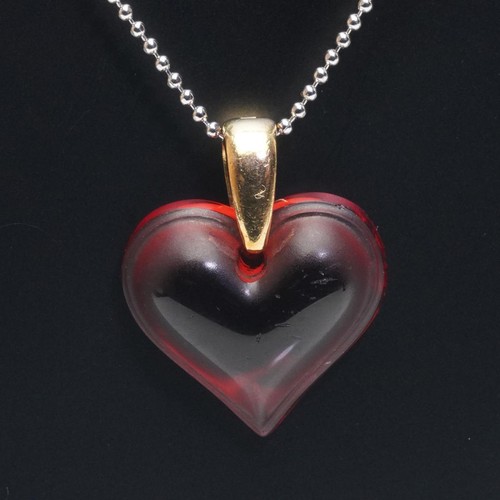 Collier coeur lalique - coeur,