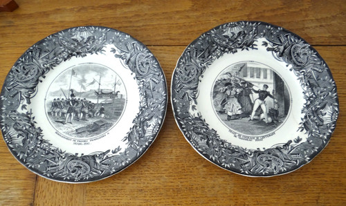 Assiette vieillard bordeaux - 1,