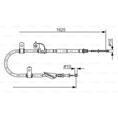 Bosch câble frein - de, à