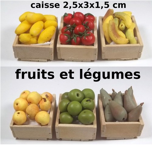 Caisse avec fruits légumes - avec,