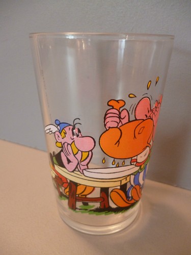 Verre moutarde illustré - a,