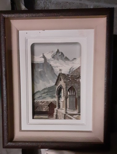 Tableau ancien relief - tableau,