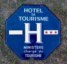 HOTEL, ancienne plaque