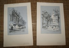 2 Menus AIR France 1968