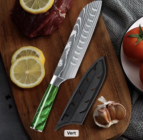 Couteau japonais santoku - couteau,
