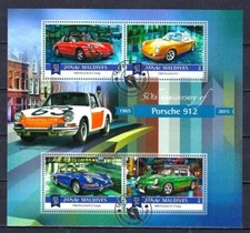 Voitures Porsche 912 Maldives 2015 (94) Yvert n° 4877 à 4880 oblitérés