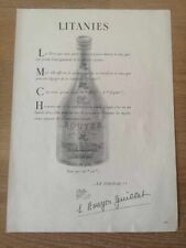 Publicité de 1946 Cognac - Rouyer Guillet  - Litanies - 2501