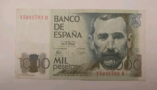 Billet espagne 1000 pesetas - espagne,
