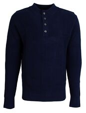 Pull camionneur boutons homme bleu marine Scotch & Soda coton 164018 taille M