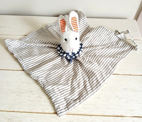 Ikea doudou carré plat rayé