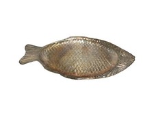 Plat de service vintage Reed & Barton saumon poisson argenté plateau de servi...