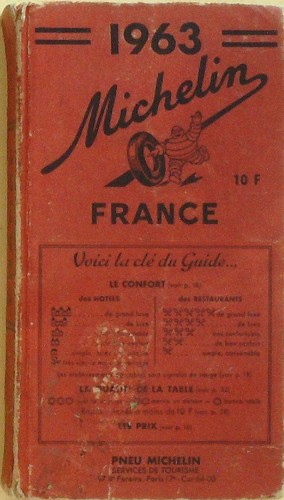 Guide rouge michelin 1963 - rouge,
