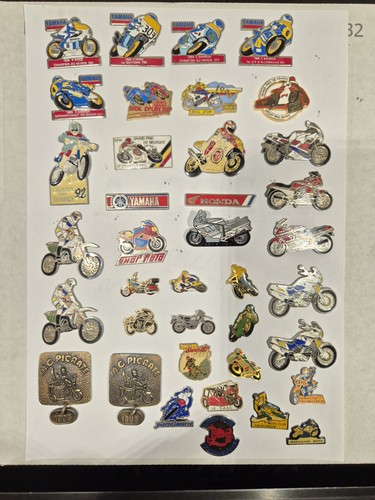 Lot pin moto vintage - pin’s,