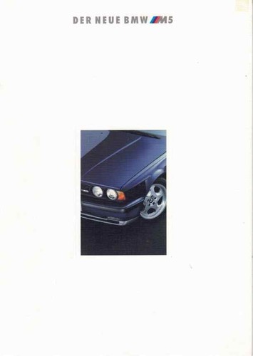 Catalogue brochure bmw e34 - brochure, m5