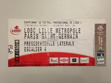 TICKET MATCH LILLE - PARIS PSG