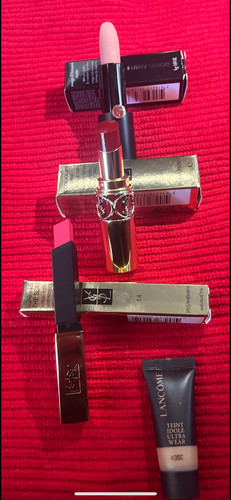 Lot maquillage luxe - ysl, armani
