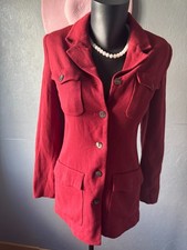 Veste cintrée femme rouge 38 – 60 % laine – The College Graduate Collection – 