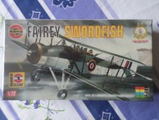 Maquette Avion 1/72 Airfix "Fairey Swordfish royale marine" NEUF SOUS CELLO
