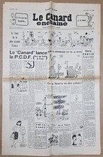 Le CANARD ENCHAINE numéro