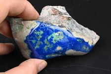 Azurite Malachite polie de Arizona 215g spécimen minéral de collection