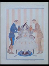 GEORGE BARBIER -1916 PRINTS- FRENCH ART DECO,VIE PARISIENNE, LEONNEC