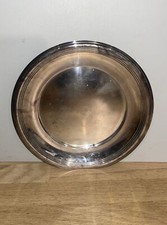Assiette En Métal Argenté 2