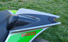 CAPOT DE SELLE  APRILIA RSV4 TUONO V4 1100 FACTORY RSV4 RF 100% CARBONE BRILLANT