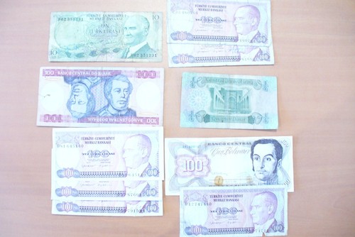 Ancien billets etranger - billets,