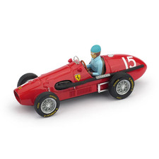 FERRARI 500F2 A.ASCARI 1952 N.15 WINNER BRITISH GP WITH PILOTE 1:43 Brumm Formul