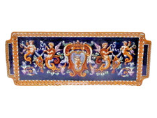 Plat à cake en faïence de