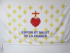 DRAPEAU FLEUR DE LYS OR ESF