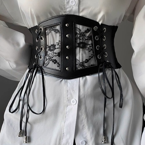 Femmes cuir dentelle - femmes,