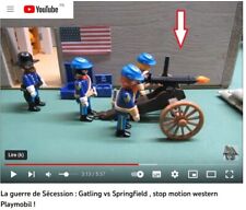 ⭐️Custom Gatling adaptable sur canon Playmobil Nordiste / Sudiste